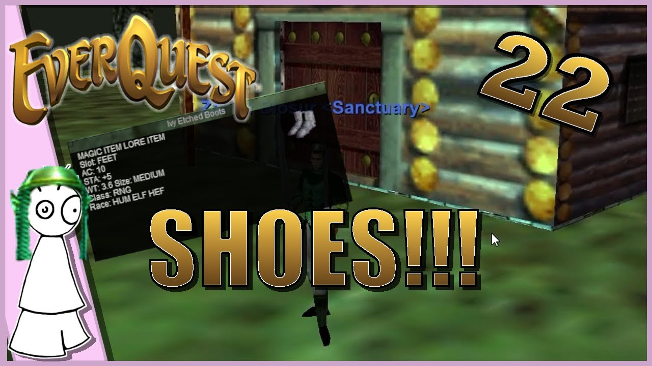 Let's Play Everquest! P99 Green Server, Ranger! (Ep. 22) Ivy Boots (and