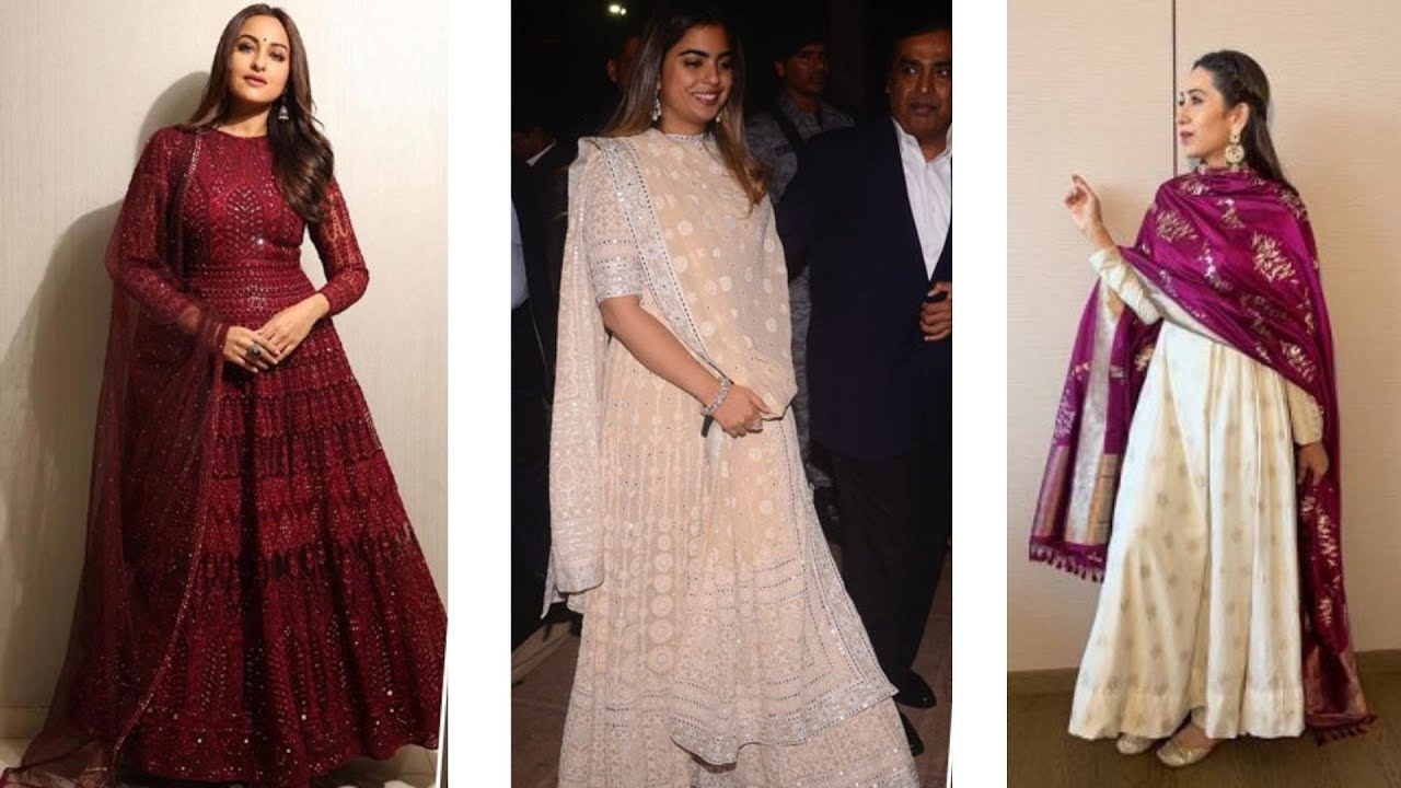 Buy Anarkali which celebrity like Sonakshi, Isha Ambani and Karishma Kapoor wear