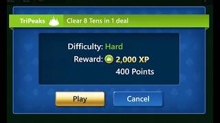 TriPeaks HARD - April 30, 2026 - Microsoft Daily Challenge - Solitaire screenshot 5