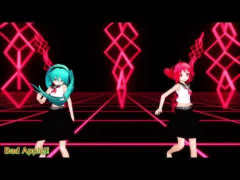 【MMD】Bad Apple!!【ままま式】【1080p】
