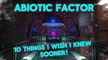 10 MUST-KNOW Beginner Tips for Abiotic Factor!