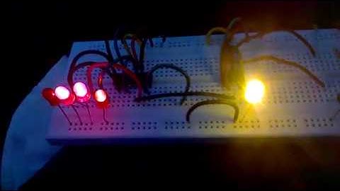 555 timer based binary counter