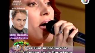 Mihai Traistariu a cantat cu Aliona Moon piesa Moldovei la Eurovision MUZTV Moldova PRO-NEWS