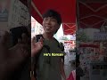 Street vendors shocked that only white guy speaks Chinese