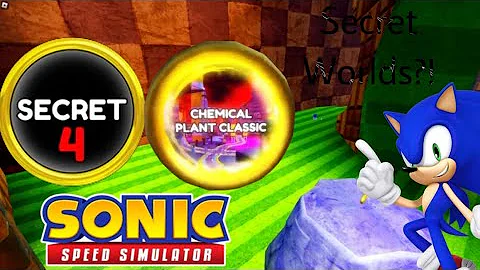 How To Unlock All The Secret Worlds In Sonic Speed Simulator! (Sonic Speed Simulator Video)