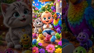The baby and the Bug Parade #nurseryrhymes #kidslearning #jollyjingles #kidschannel #poemsforkids