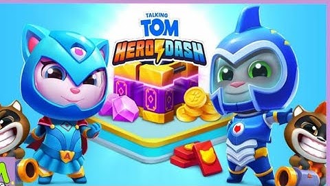 Talking Tom Hero Dash - Tom - 3 x Gameplay Android and IOS