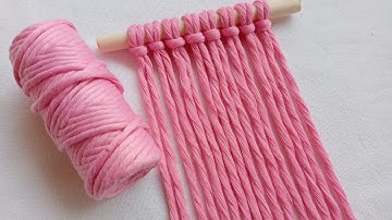 Macrame - Macrame Simple DIY Wall Hanging - Easy Step By Step Tutorial