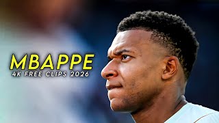 Kylian Mbappé France 2026 🇫🇷 Free Clips • 4K Scenepack