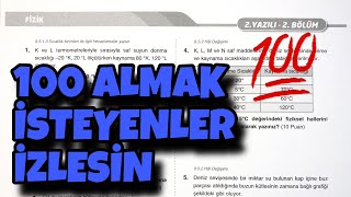 9.Sınıf Fizik 2.Dönem 2.Yazılı