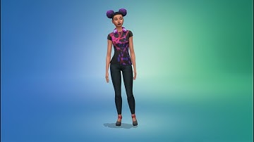 Sims 4 - No CC Sims - Making A Sim Based Off Kuromi The Sanrio Character