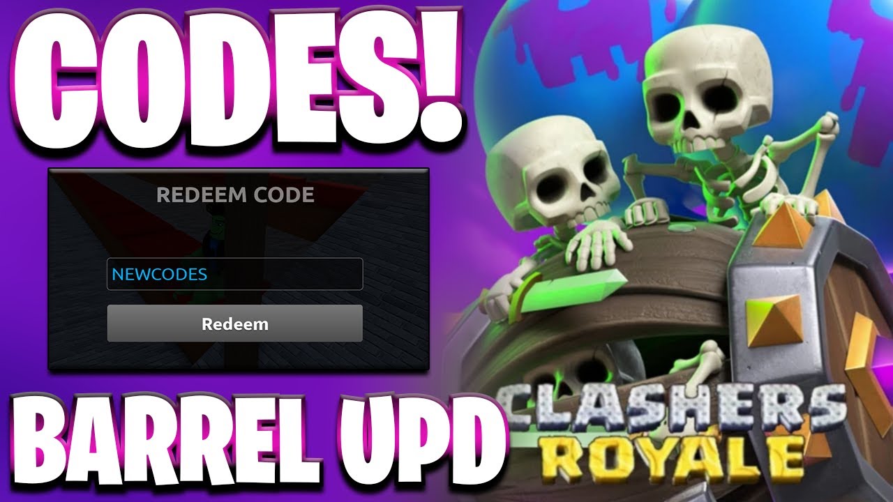 *BARREL* NEW ALL BARREL UPDATE CODES FOR CLASHERS ROYALE! ROBLOX ...