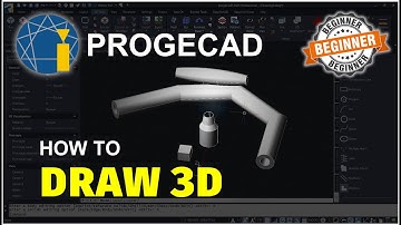 How To Draw 3D In ProgeCAD Tutorial