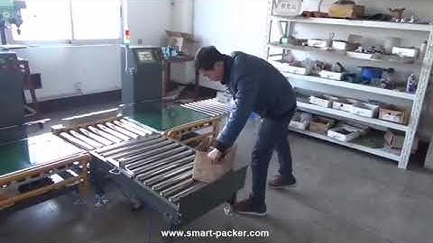 Automatic box carton weight checking machine with rejection system for big carton box