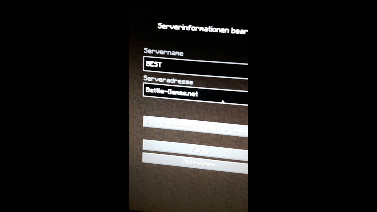 Minecraft Server Vorstellung