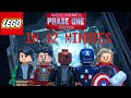 MCU: PHASE ONE in 12 Minutes [LEGO STOPMOTION ANIMATION] The Infinity Saga part one