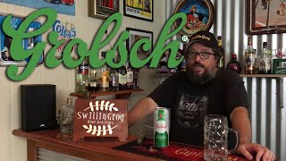 Grolsch Premium Lager (Canned Version) 5.0% ABV - SwillinGrog Beer Review