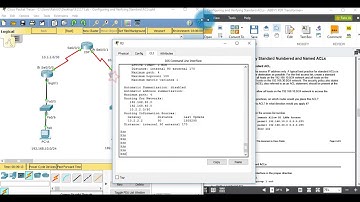 9.2.2.7 Lab - Configuring and Verifying Standard ACLs