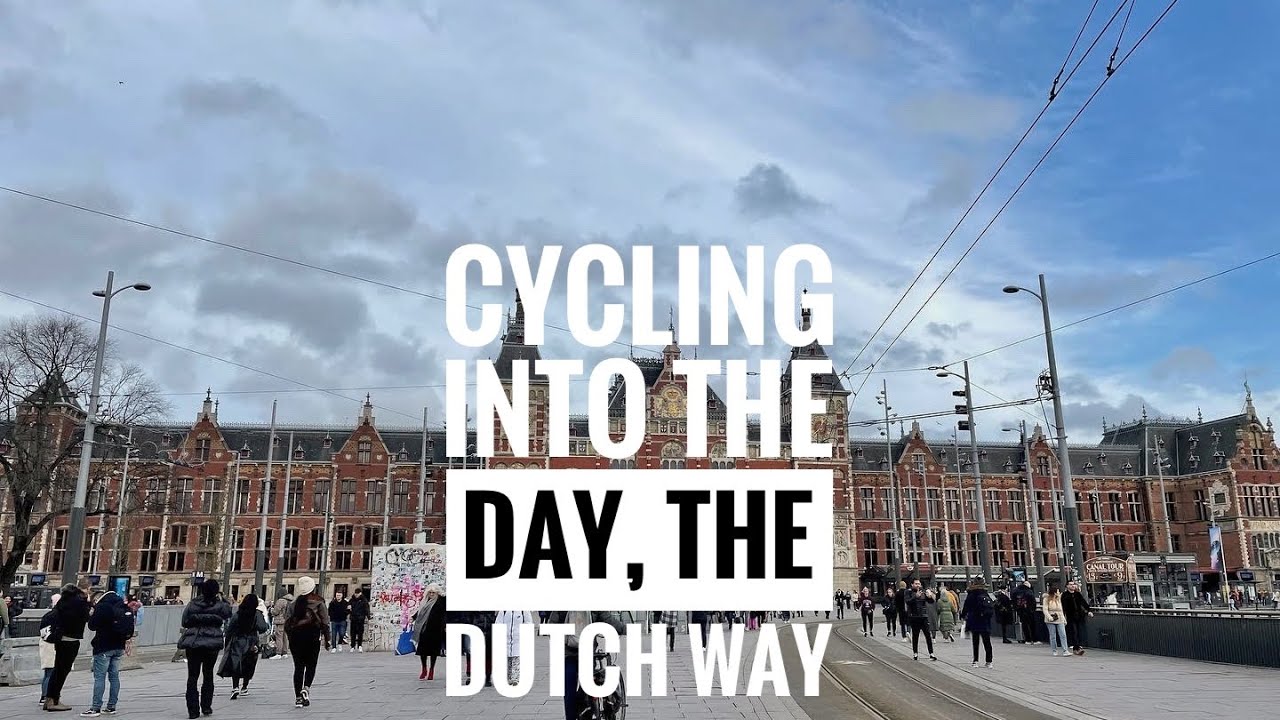 Cycling to Work in the Netherlands 🇳🇱 | My Daily Commute Routine 🚴‍♂️
