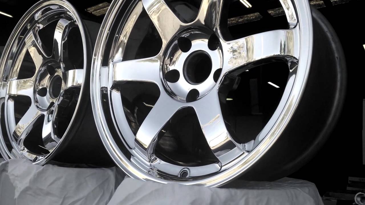 VOLK TE37 Polished Wheels - polished by stans. - YouTube