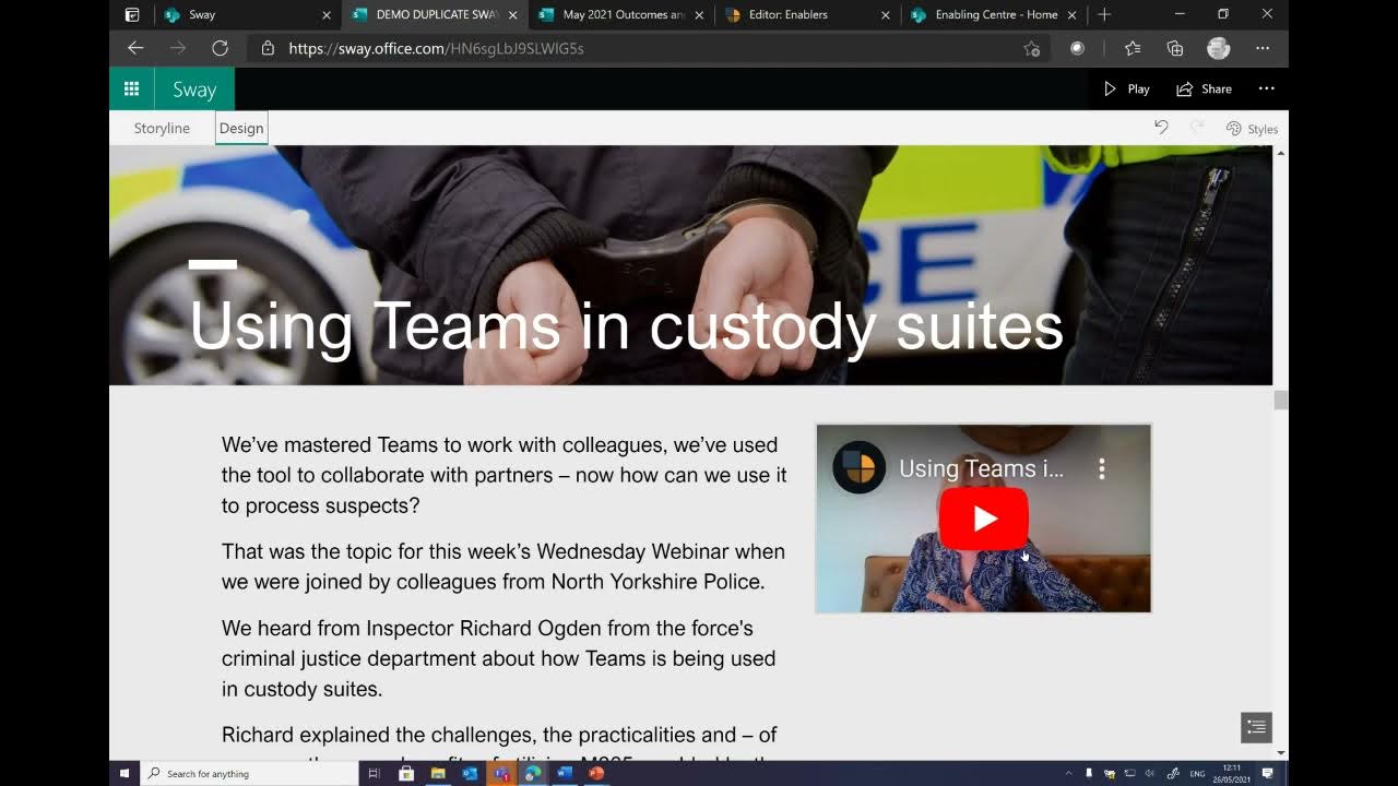 Create newsletters with Sway webinar YouTube