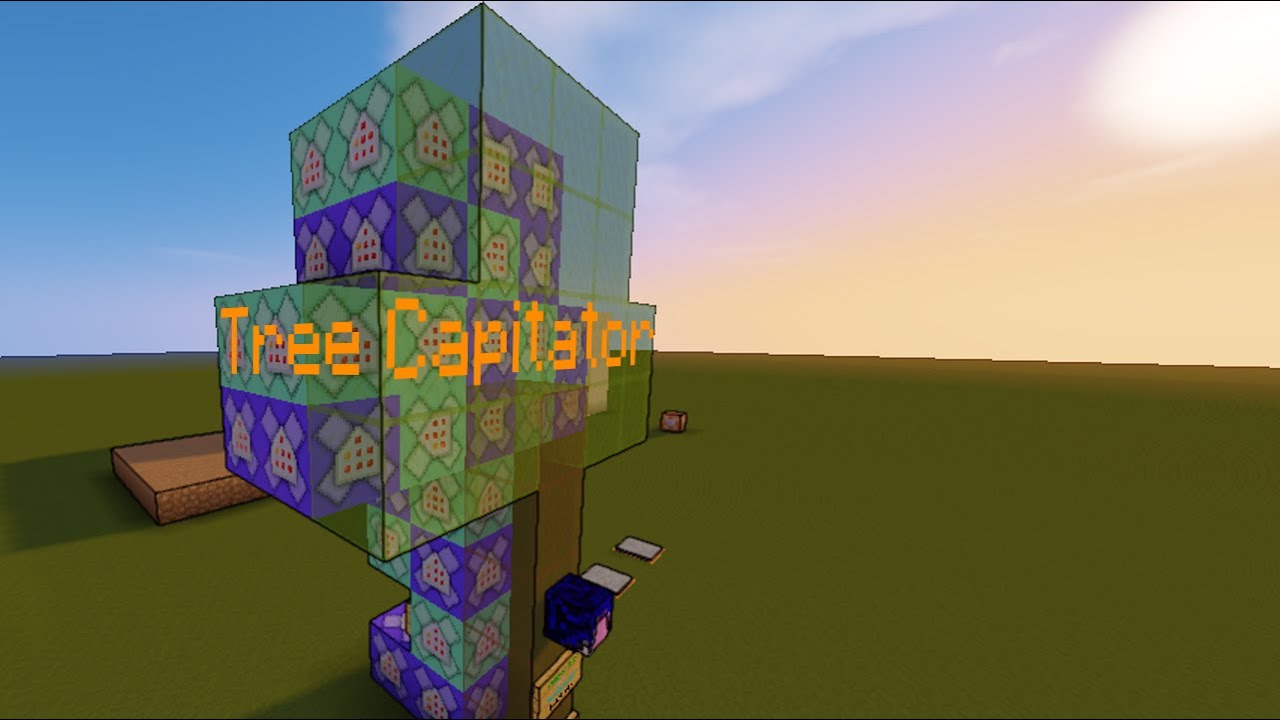 Tree-capitator! [Only One Command] [1.9-1.10] - YouTube