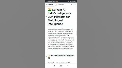 India Builds Its Own AI Model! 🇮🇳 Sarvam AI