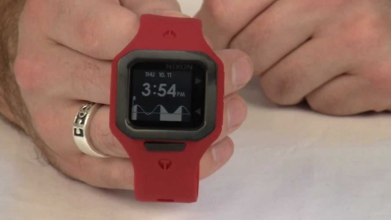 Nixon Supertide Watch Review at Surfboards.com - YouTube