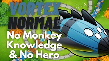 Vortex Normal Tutorial | No Monkey Knowledge & No Hero | BTD6 Park Path