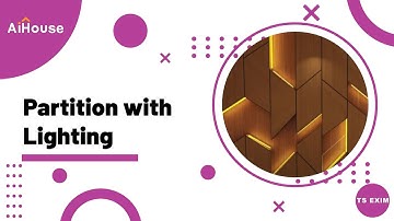 [Free Modeling FAQs] How to create a Partition with Lighting? | AiHouse