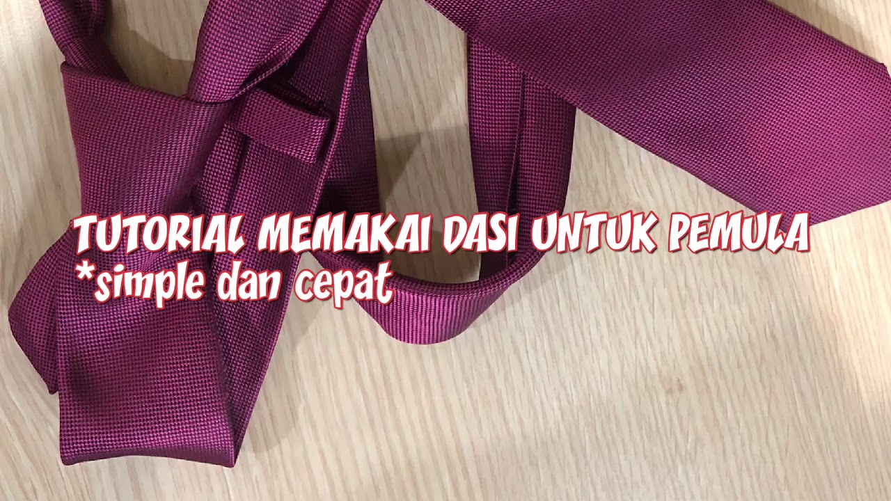 Cara memakai dasi yang benar 