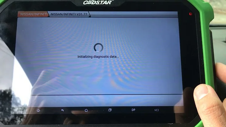 Read pincode NISSAN NAVARA 2011 by OBDSTAR Key Master Dp Plus