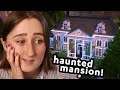 i built a SCARY haunted mansion in the sims
