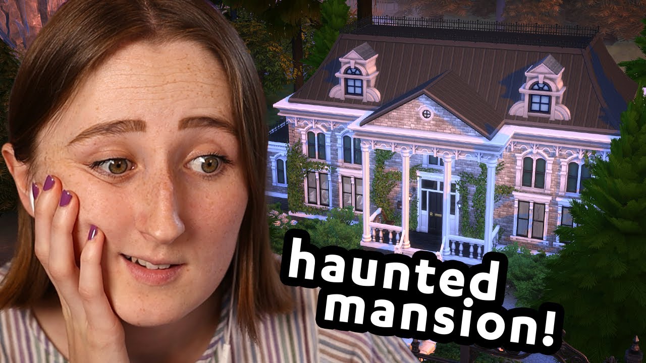 I Built The Official Sims 4 Paranormal Stuff Pack Haunted House