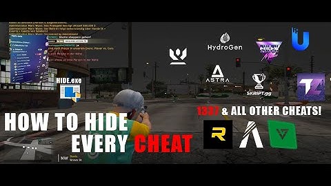 HOW TO HIDE EVERY CHEAT!!! 🙈🔥 | RageMP & AltV & FiveM (GTAV) | feat. SHAXSELLING