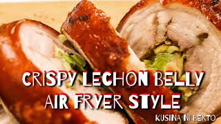 How to make Lechon Belly (Roasted Pork Belly) Air Fryer Style! Perpect crispy outside juicy inside!