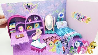 МИНИ комната для ИСКОРКИ своими руками!!!(my little pony)DIY Miniatures dollhouse~ Twilight Sparkle