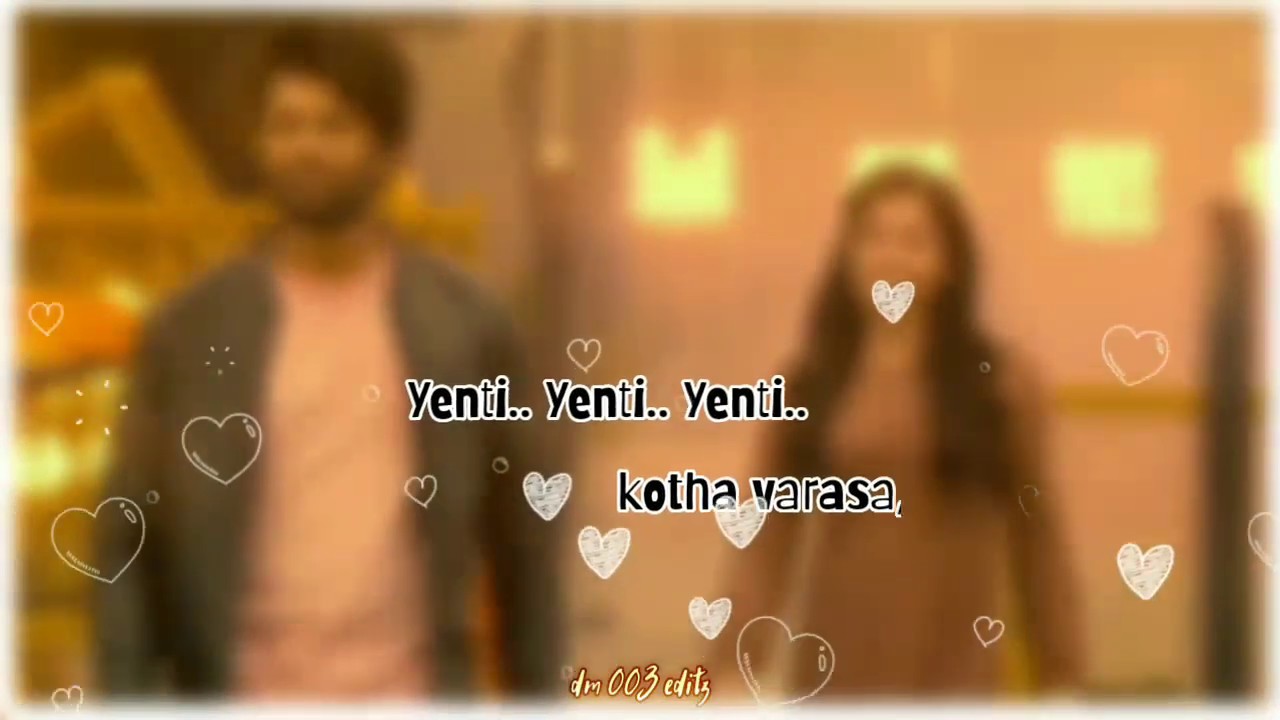 Night vibes 🎶...Yenti Yenti Yenti song🥰 Geetha kovindham whatsapp status in tamil ♥️ YouTube