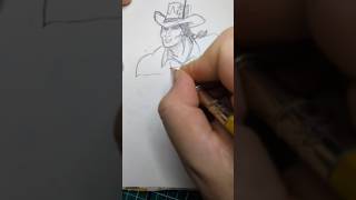 SKETCHING BRAVESTARR FROM THE 80'S CARTOON #shorts SKETCHING BRAVESTARR FROM THE 80'S CARTOON #shorts