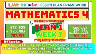 Math 4 Term 1 Week 7