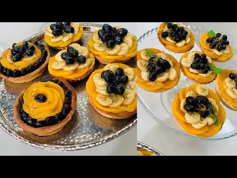 طريقة عمل تارت الفاكهة العزومة مع الشيف فاطمة أبو حاتي