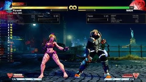 Cammy V Trigger 2 Non Combo Demonstration SFVAES4