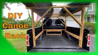 How to build a DIY Canoe Rack for Truck - Works for Kayaks too. by Backyard Maine 17,924 views 2 years ago 10 minutes, 16 seconds