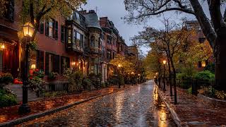 Cozy Beacon Hill Fall Ambience | Boston Jazz Ambience for Study & Relax screenshot 3