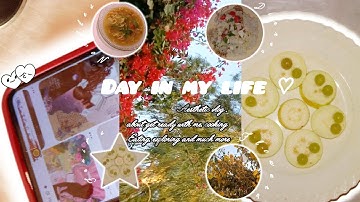 A day in my life 🌸 | aesthetic vlog 🥗| home body vlog | Productive day in my life #food #cooking 