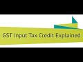 GST Input Tax Credit (Sec 16-21) in Tamil 📄