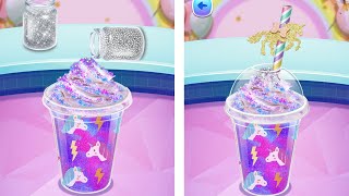PLAY KIDS GAME SUMMER DRINKS MAKER #6 | RAINBOW GALAXY FRAPPUCCINO  | GAME FOR ANDROID/IOS screenshot 2