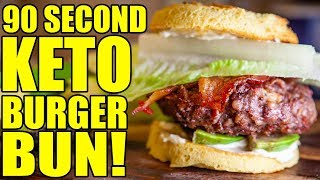 The perfect 90 second keto hamburger bun! so good and great for
burger, breakfast or whatever! bun: 1.5 tbsp melted butter 3 almond
flour...