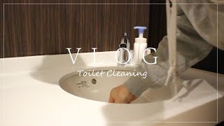 【掃除】会社のトイレを朝から掃除します #63 [ルーティン] japanese toilet cleaning