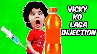 Vicky Ko Laga Injection Part 2 Moral Story Funny Stories Hindi Comedy Video The Saanvi Show